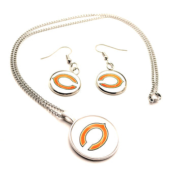 Earrings & Necklace
 / Chicago Bears