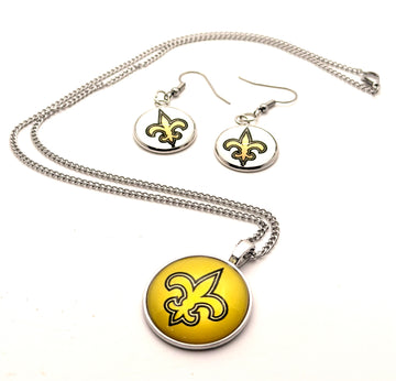 Earrings & Necklace
 / New Orleans Saints
