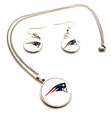 Earrings & Necklace
 / New England Patriots