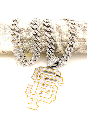 MLB / San Francisco Giants hip hop necklace