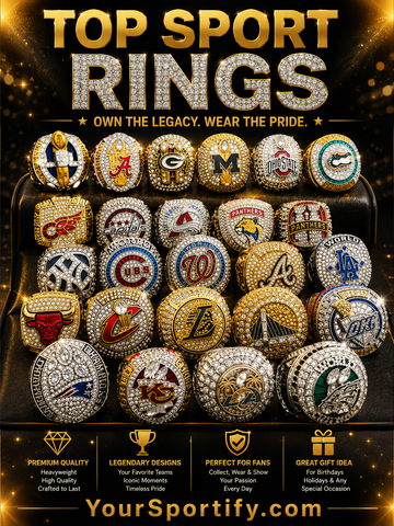 Total 10pcs Championship rings