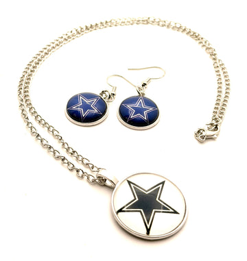 Earrings & Necklace
 / Dallas Cowboys