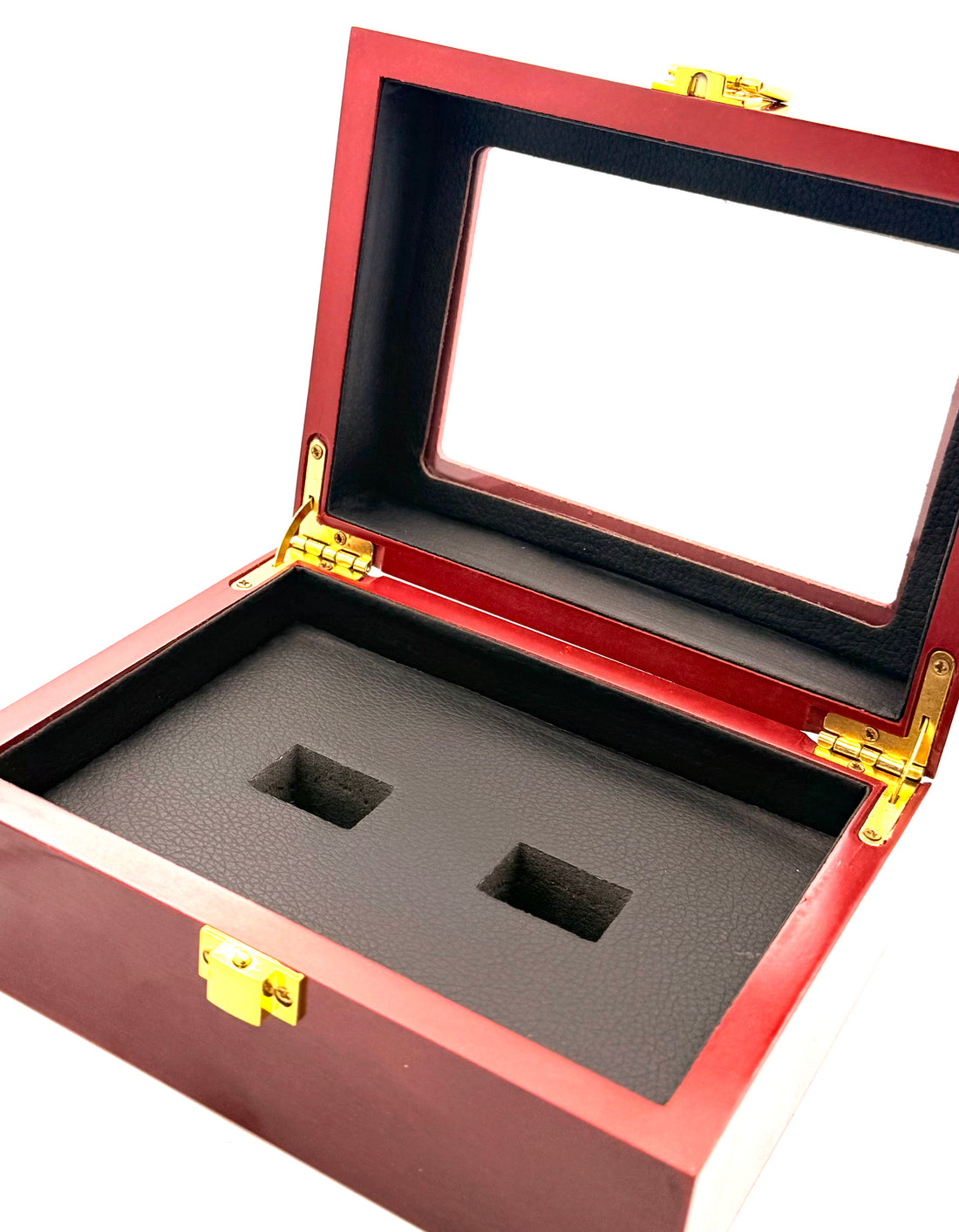 Championship Ring Wooden box / 2 holes