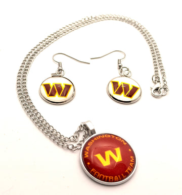 Earrings & Necklace
 / Washington Commanders