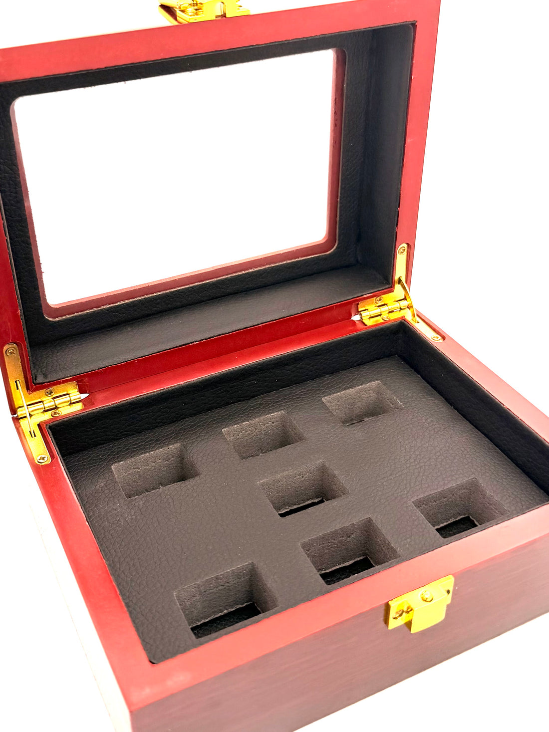Championship Ring Wooden box / 7 holes