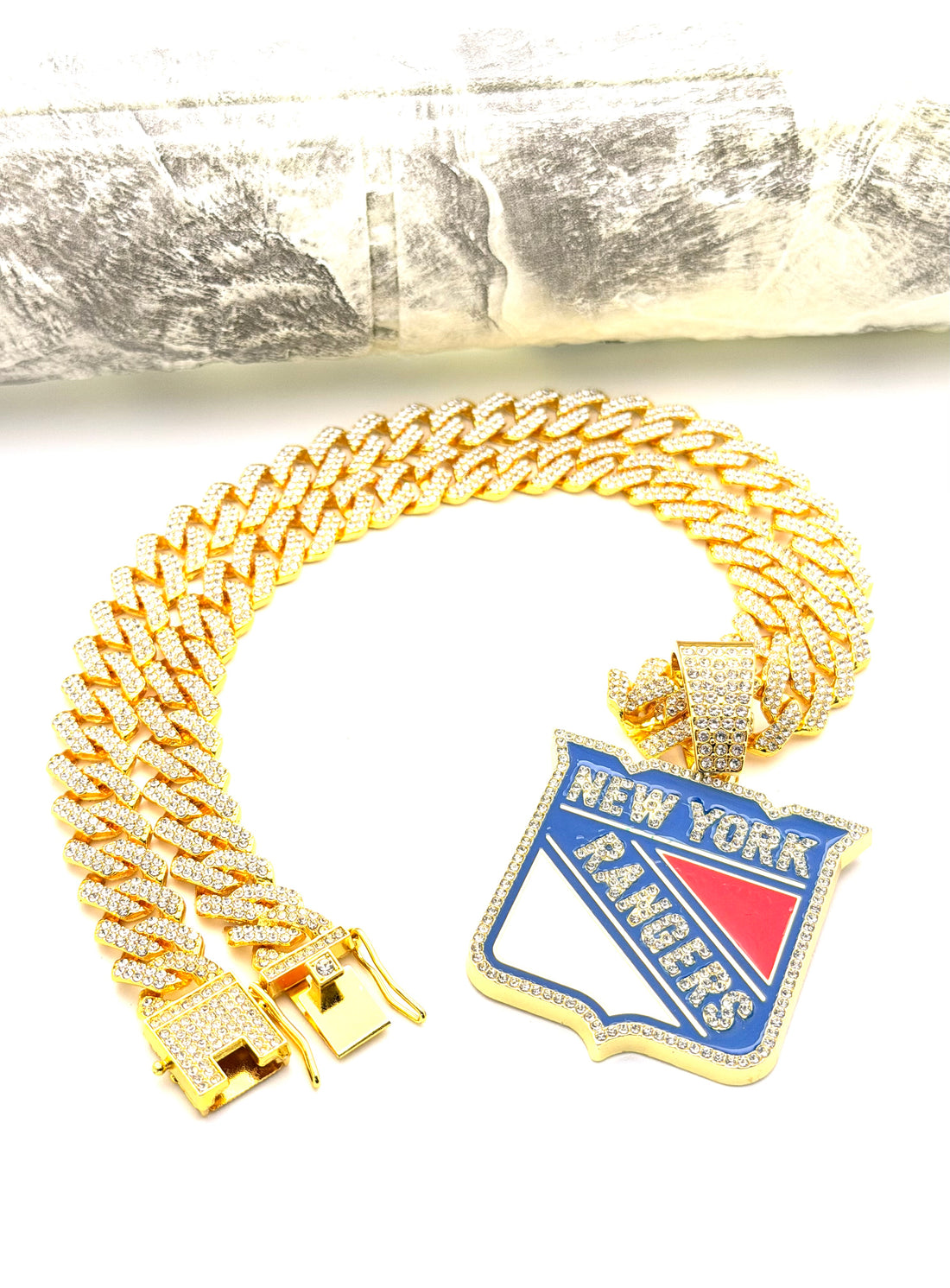 NHL / New York Rangers hip hop necklace