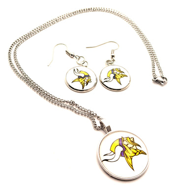 Earrings & Necklace
 / Minnesota Vikings