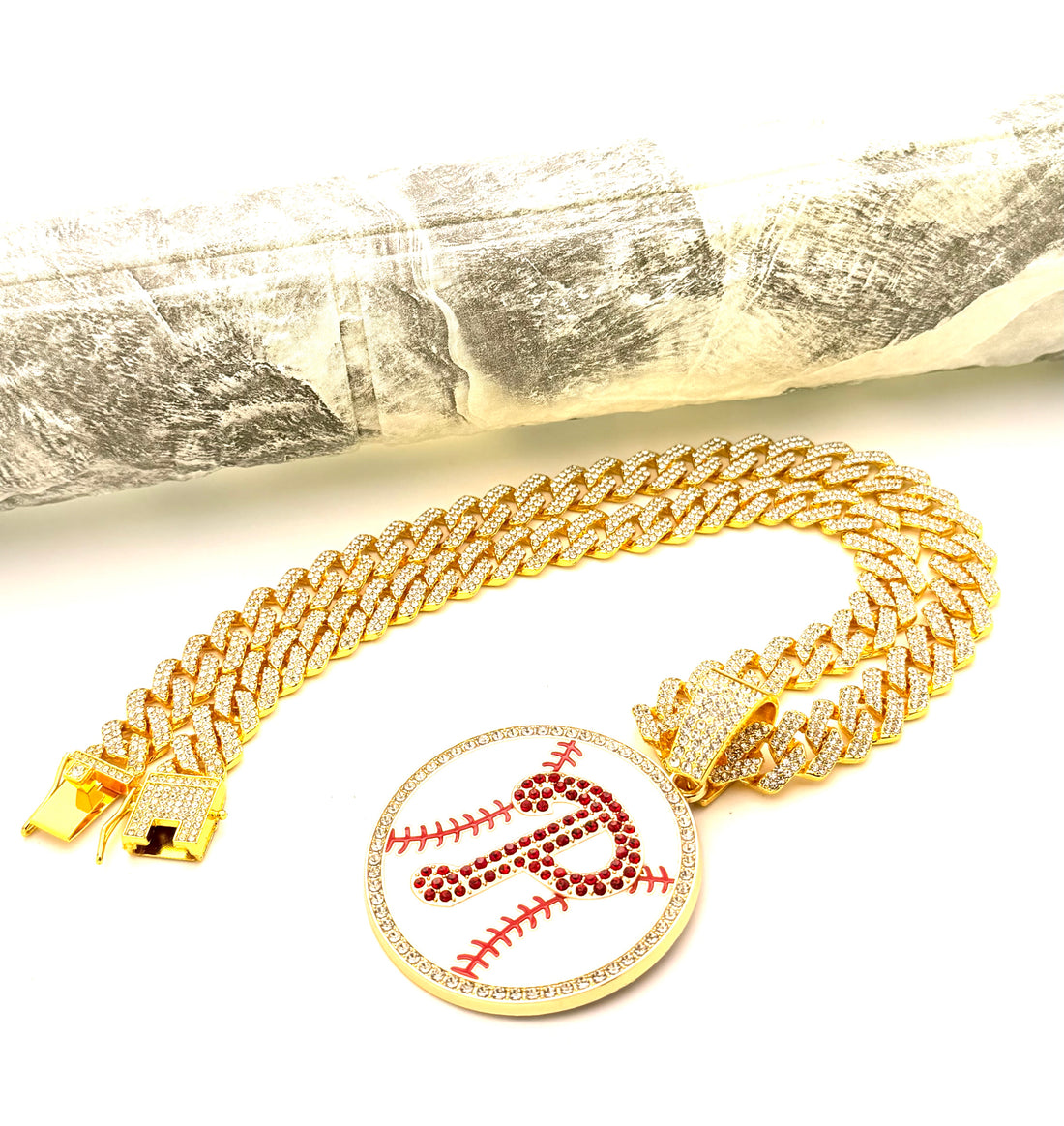 MLB / Philadelphia Phillies hip hop necklace
