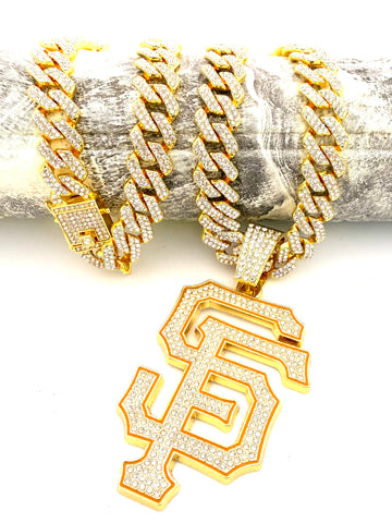 MLB / San Francisco Giants hip hop necklace