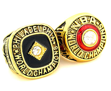 NBA / Philadelphia 76ers 1967 and 1983 Championships Rings Set