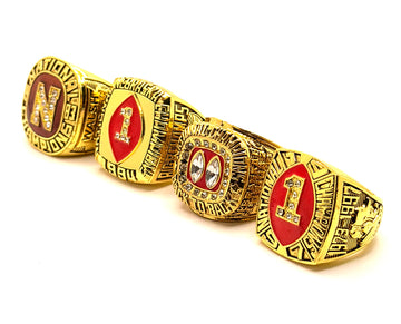 NCAA / 1983 1994 1995 1997 Nebraska Cornhuskers Championship Rings set