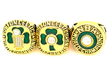 NBA / Boston Celtics 1981 1984 1986 Championship Rings Set