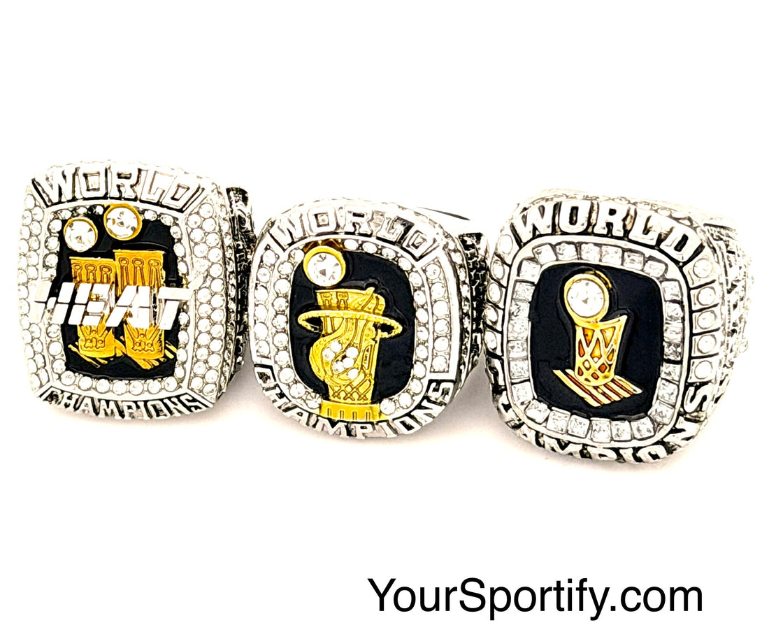 NBA / Miami Heat 2006 2012 2013  Championship Rings set