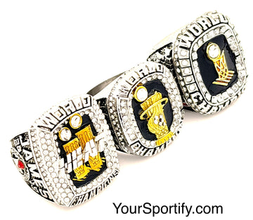 NBA / Miami Heat 2006 2012 2013  Championship Rings set