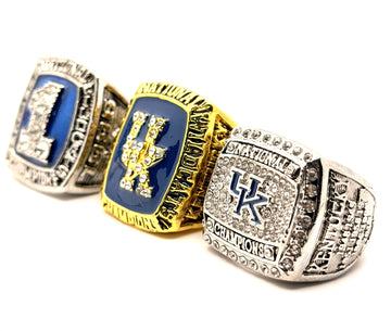 NCAA / 1996 , 1998 , 2012  Kentucky Wildcats ( UK ) Championship Rings Set