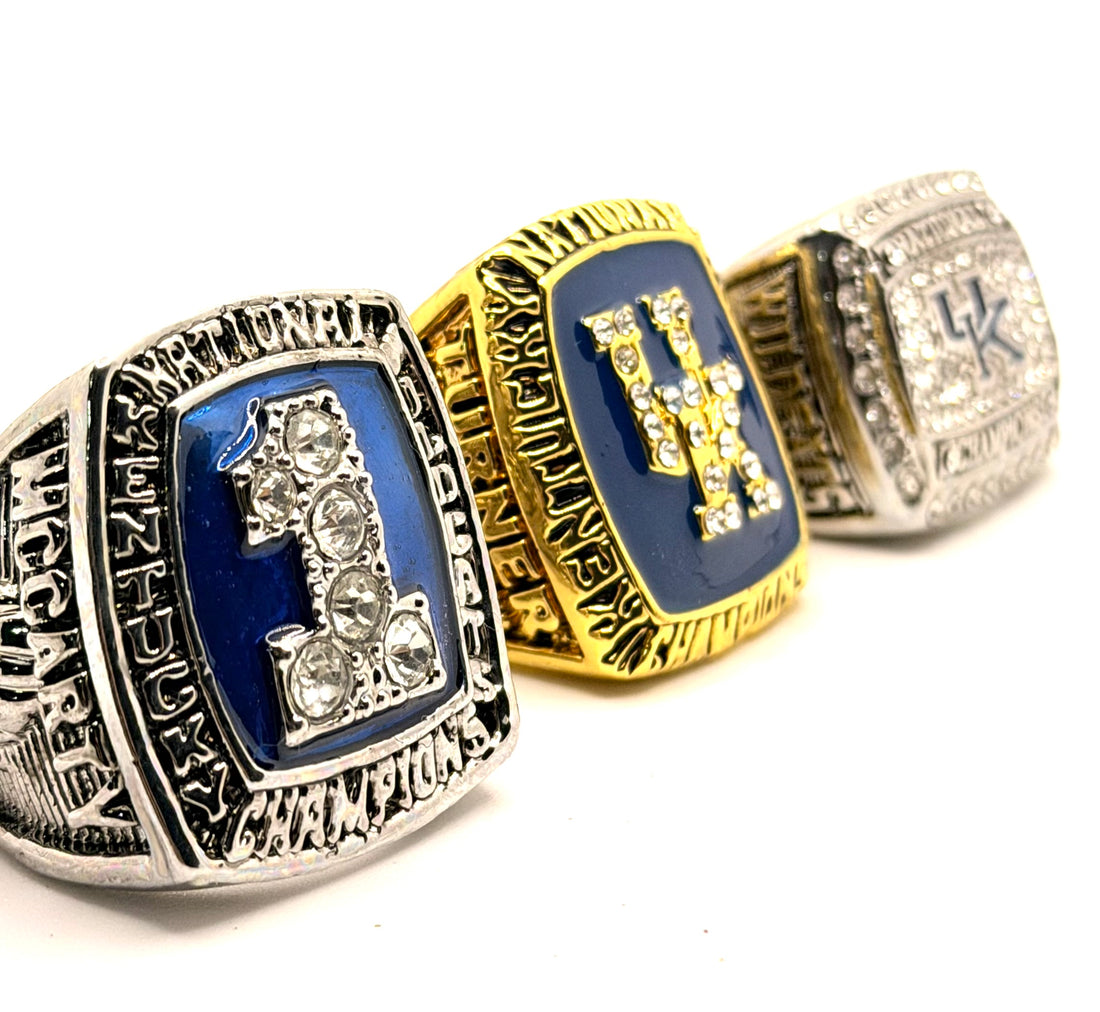 NCAA / 1996 , 1998 , 2012  Kentucky Wildcats ( UK ) Championship Rings Set