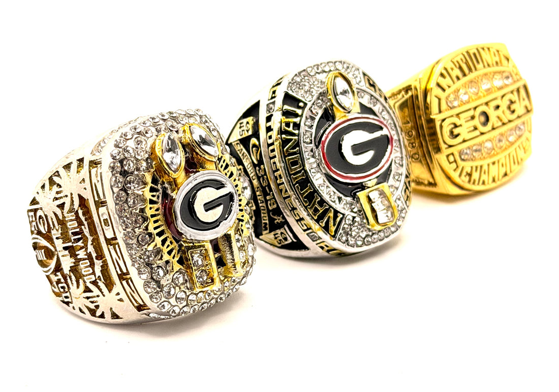 NCAA / 1980 2021 2022 Georgia Bulldogs Championship Rings set
