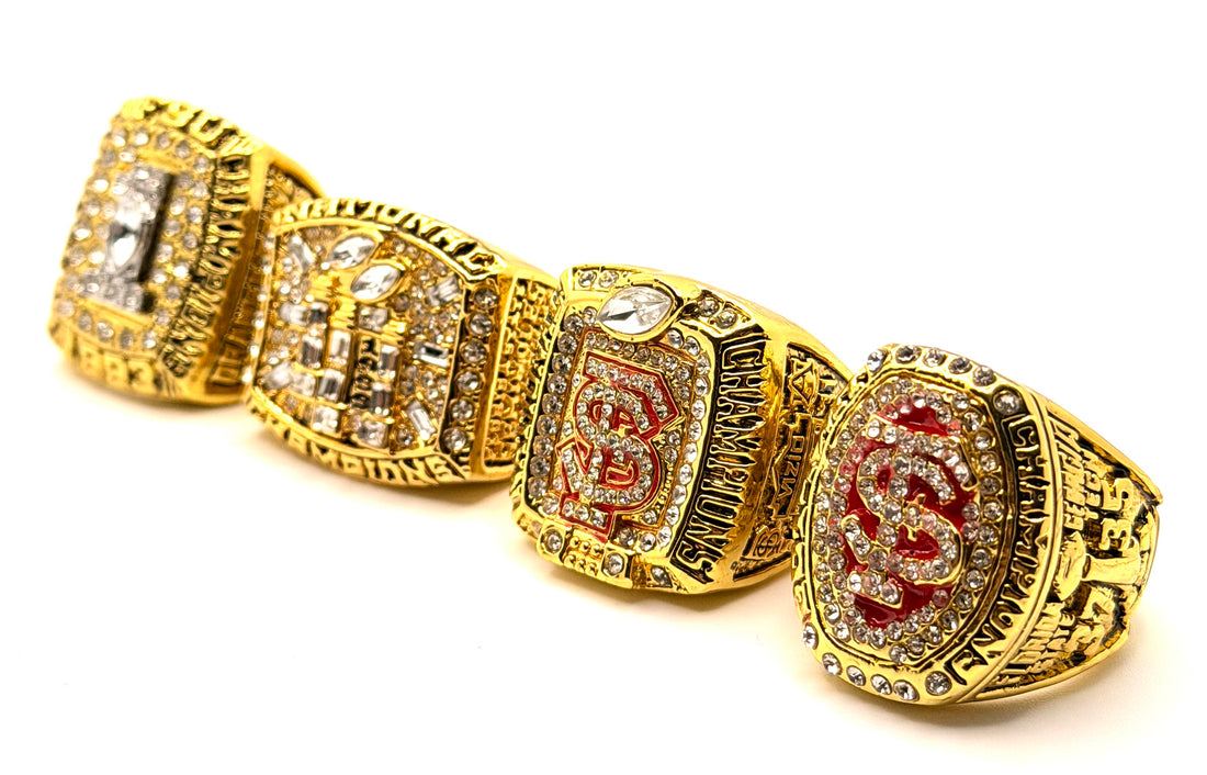 NCAA / 1993 1999 2013 2014 Florida State ( FSU ) Seminoles Championship Rings Set