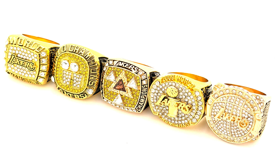 NBA / 2000 2001 2002 2009 2010 Los Angeles Lakers Championship Rings set