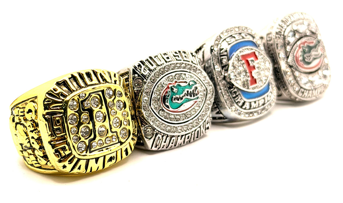 NCAA / 1996 2006 2008 2019 Florida Gators 🐊 Championship Rings Set