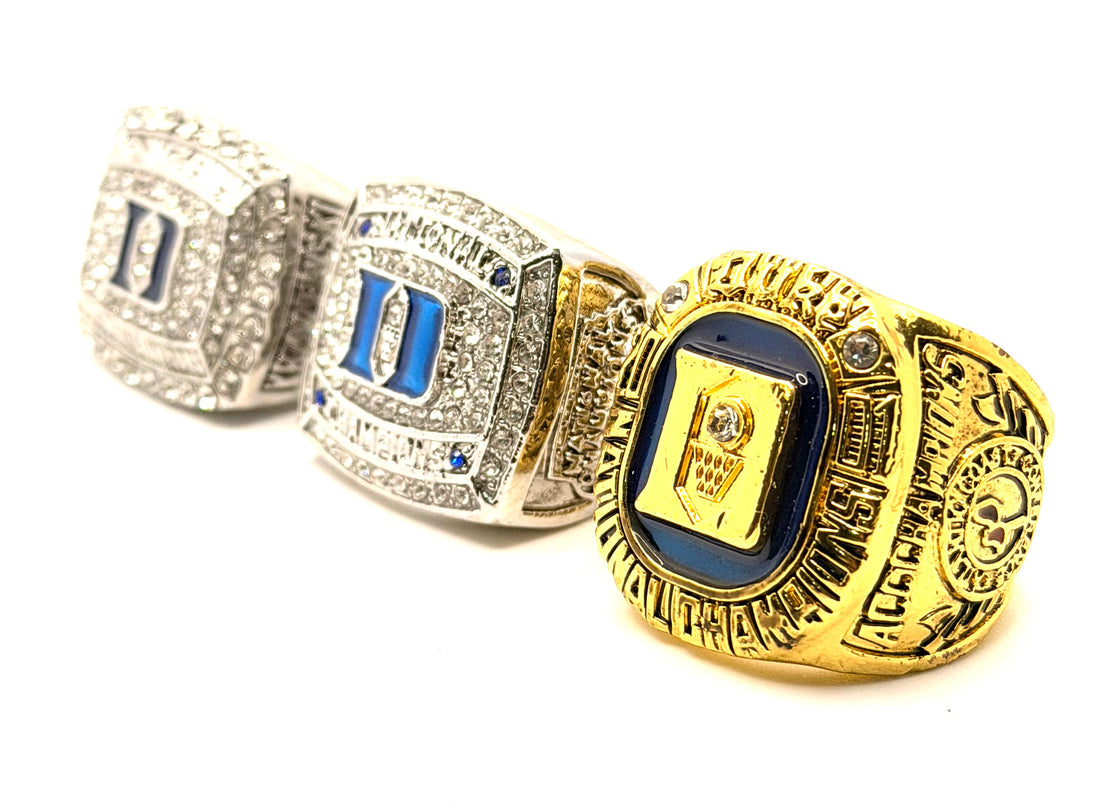 NCAA / 2001 , 2010 , 2015 Duke Blue Devils Championship Rings Set