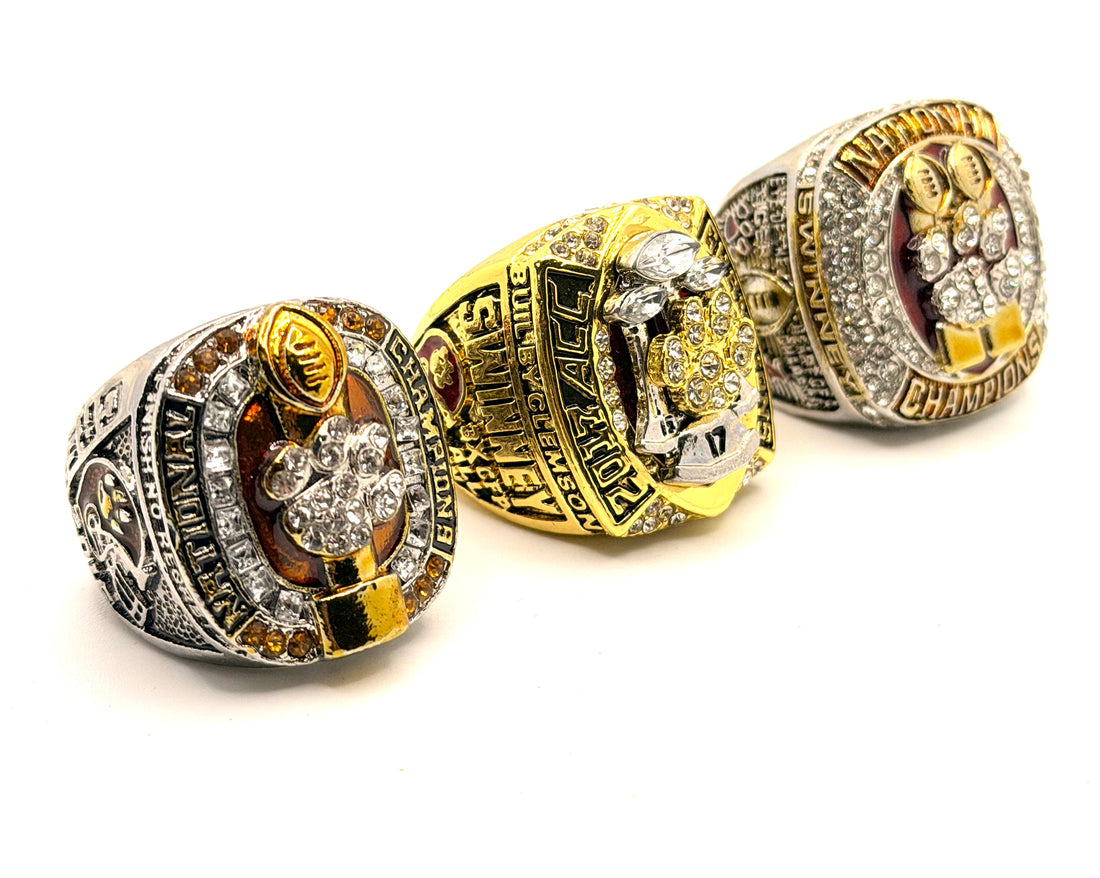 NCAA / 2016 2017 2018 Clemson Tigers Championship Rings Set