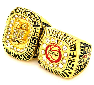 NBA / 1994 and 1995 Houston Rockets Championships Rings set