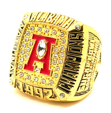 NCAA / 1992 Alabama Crimson Tide Championship Ring