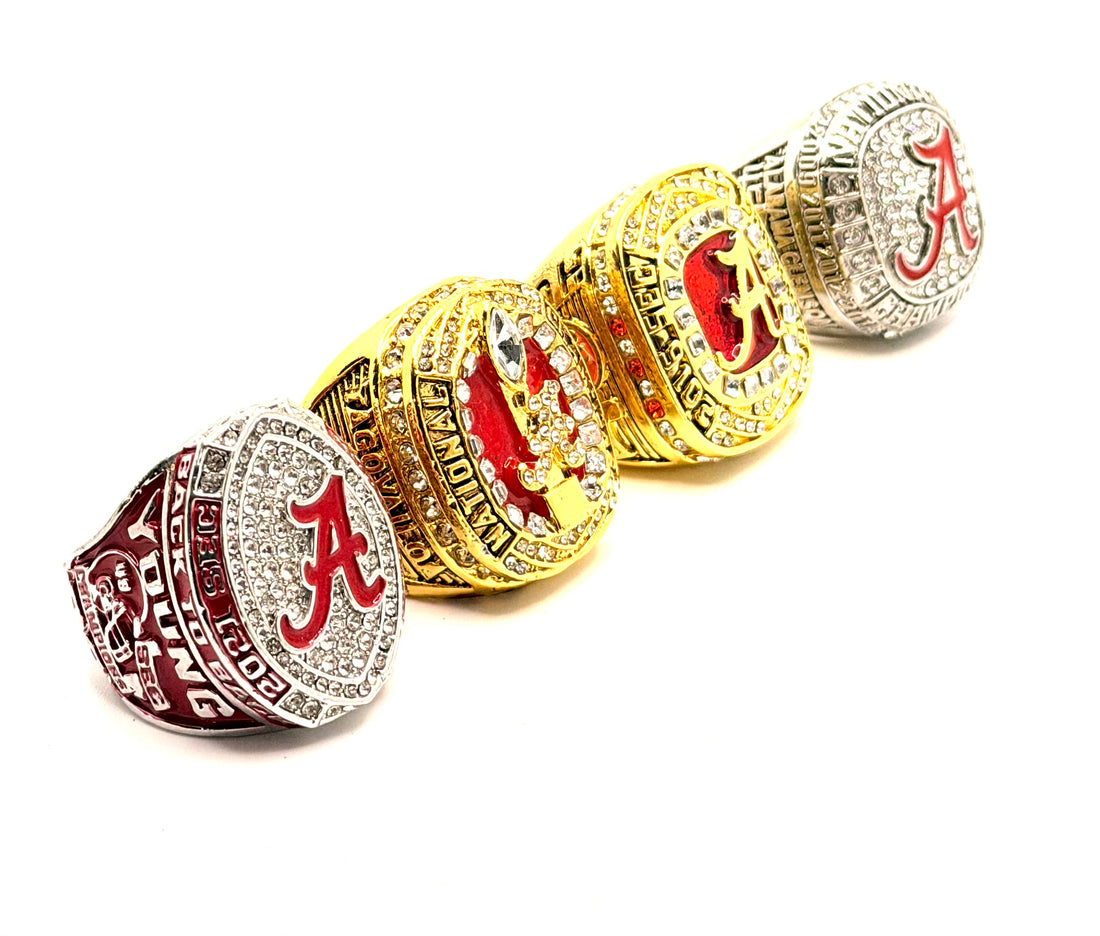 NCAA / 2015 2016 2017 2021 Alabama Crimson Tide Championship Rings Set