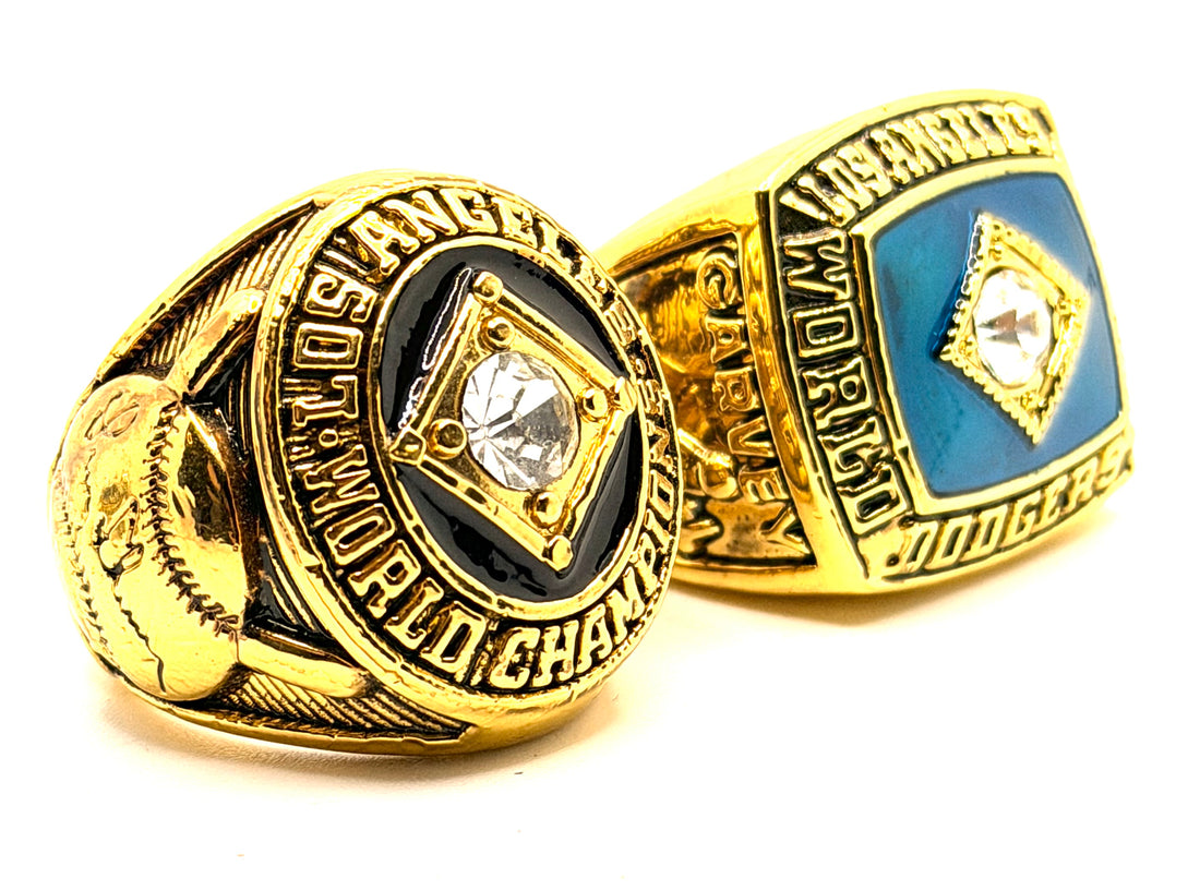 MLB / 1959 AND 1981 Los Angeles Dodgers World Series Championship Rings Set