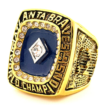 MLB / 1995 Atlanta Braves World Series Championship Ring / Cheaper Jones
