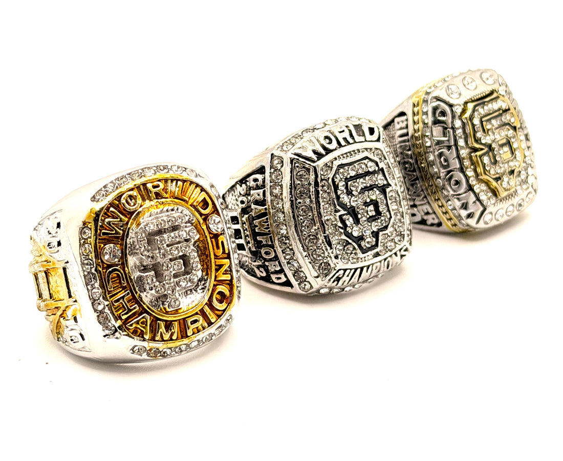 MLB / 2010 2012 2014 San Francisco Giants World Series Championship Rings Set