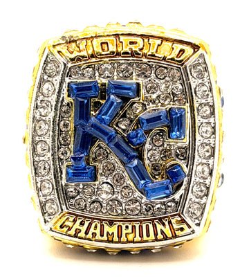 MLB / 2015 Kansas City Royals World Series Championship Ring / Glass
