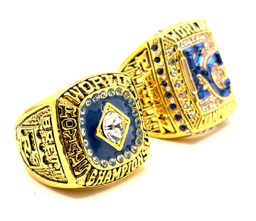 MLB / 1985 AND 2015 Kansas City Royals World Series Championship Rings Set