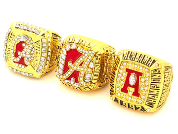 NCAA / 1992 2009 2011 Alabama Crimson Tide Championship Rings Set