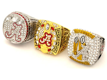 NCAA / 2012 2015 2017 Alabama Crimson Tide Championship Rings Set