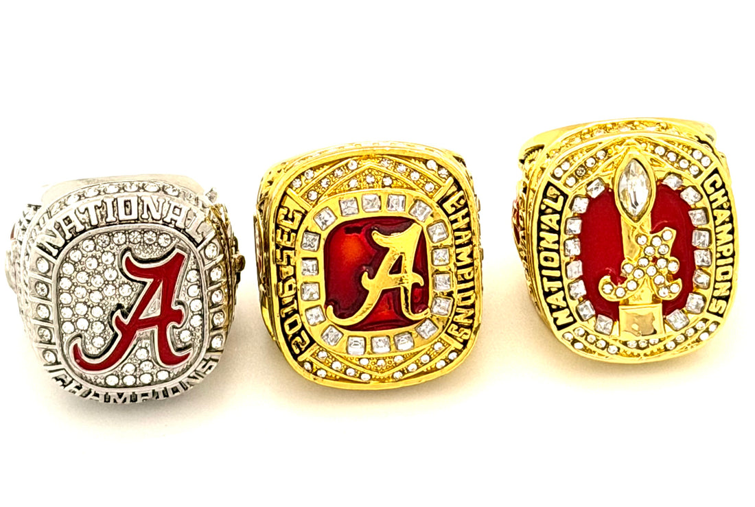 NCAA / 2015 2016 2017 Alabama Crimson Tide Championship Rings Set