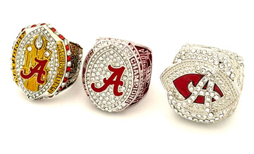 NCAA / 2020 2021 2023 Alabama Crimson Tide Championship Rings Set