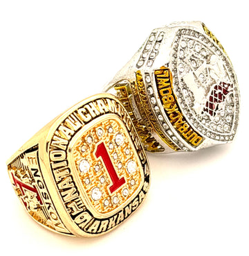 NCAA / 1994 and 2022 Arkansas Razorbacks championship rings set