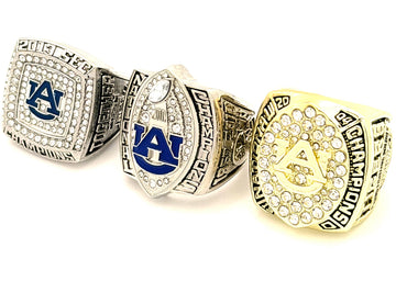 NCAA / 2004 2010 2013 Auburn Tigers Championship Rings Set