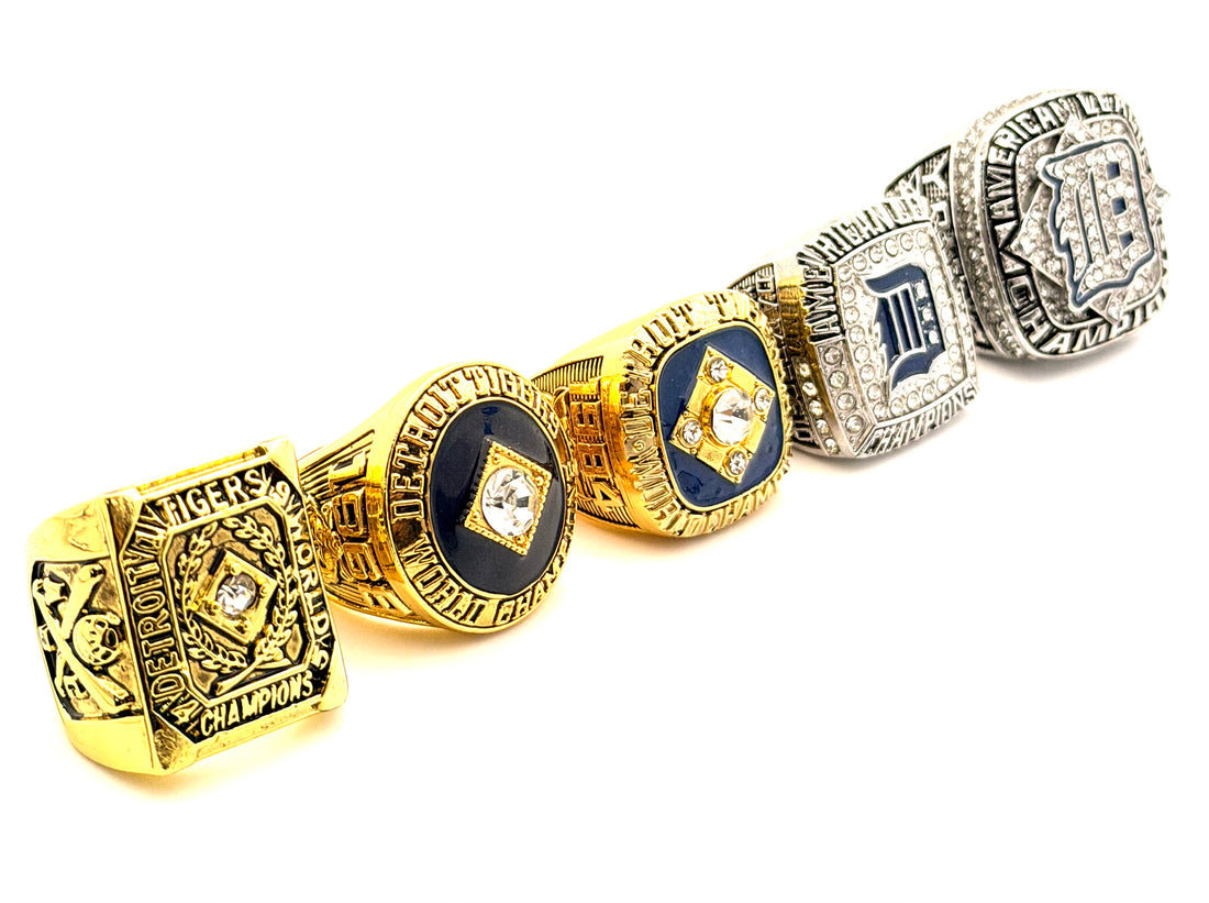 MLB / 1945 1968 1984 2006 2012 Detroit Tigers World Series Championship RingS Set