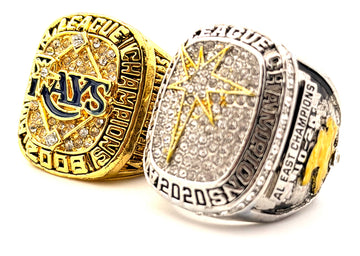 MLB / 2008 and 2020 Tampa Bay Rays World Series Championship Rings Set