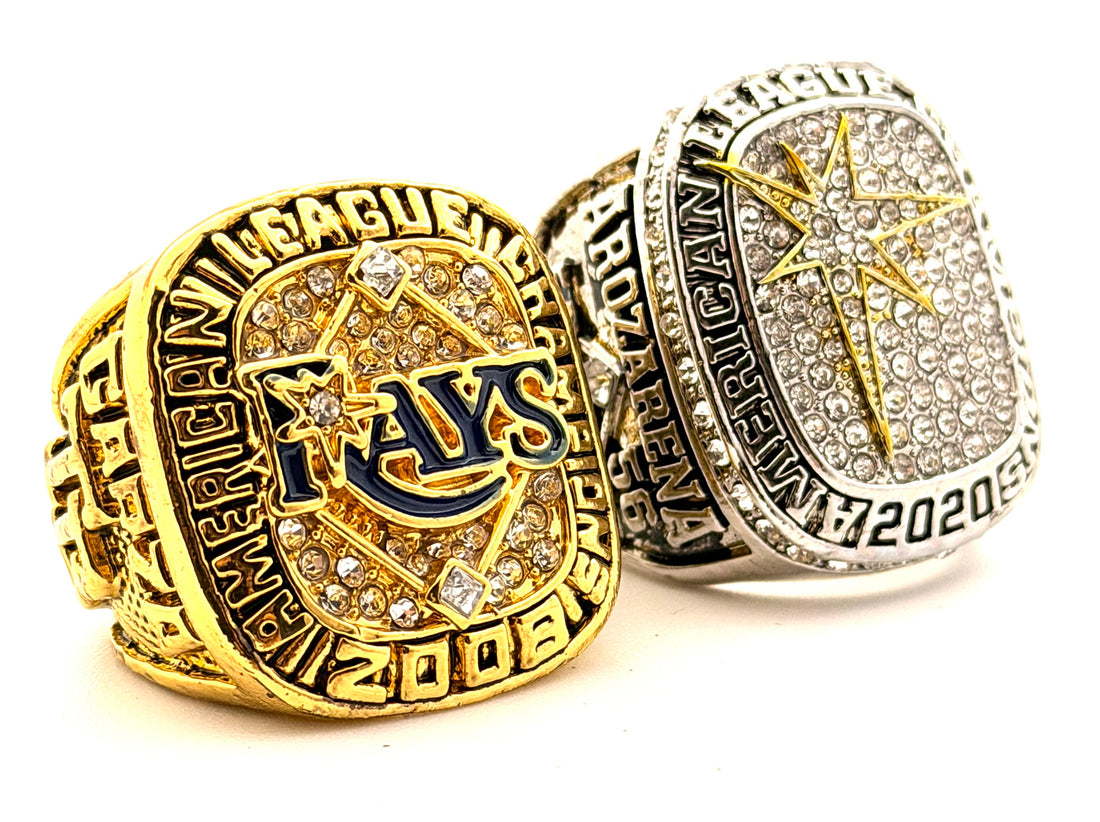 MLB / 2008 and 2020 Tampa Bay Rays World Series Championship Rings Set