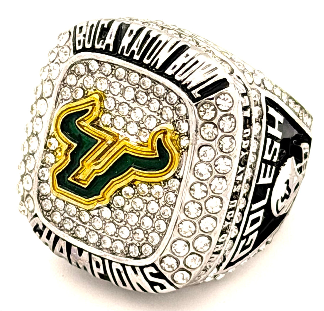 NCAA / 2023 South Florida University( USF ) Bulls Championship Ring / Golesh