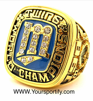 MLB - 1987 Minnesota Twins World Series Championship Ring