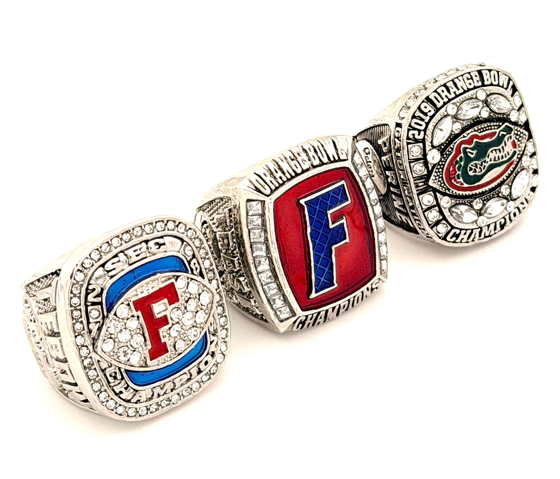 NCAA / 2008 2019 2019 Orange Bowl Florida Gators 🐊 Championship Rings Set
