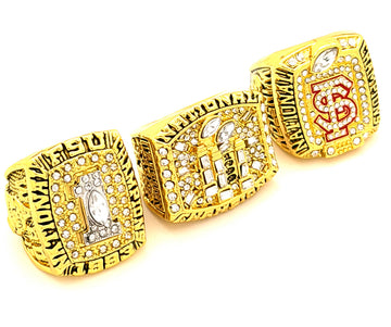 NCAA / 1993 1999 2013 Florida State ( FSU ) Seminoles Championship Rings Set