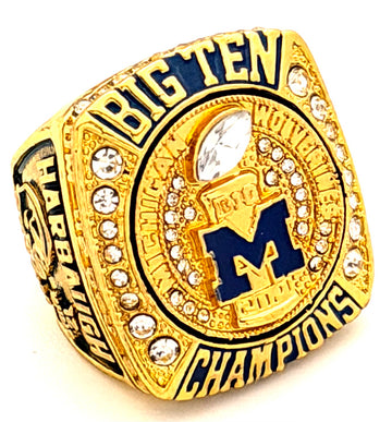 NCAA / 2021 Michigan Wolverines  Big 10 Championship Ring / Harbaugh