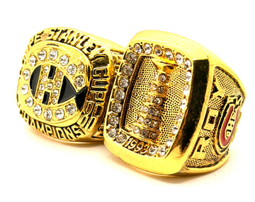 NHL / 1988 and 1993 Montreal Canadians Stanley Cup Championship Rings Set