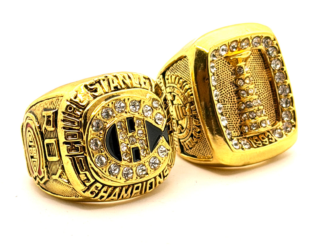 NHL / 1988 and 1993 Montreal Canadians Stanley Cup Championship Rings Set